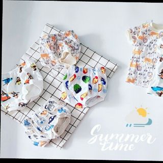 Bộ hè bo chun siêu cute bé trai