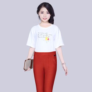 Quần Lững Thun Coton 10 Nút Nữ Co Giản Tts ThL02