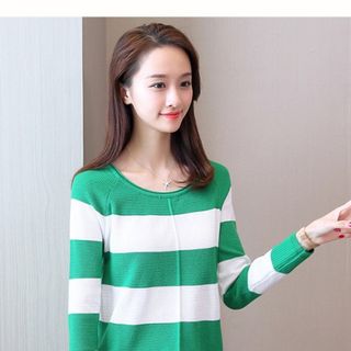 ÁO LEN SỌC NGANG - TTMS1009