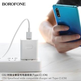 Bộ Cóc Cáp Sạc Borofone CD2 30A 25W Cổng Micro