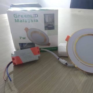 Đèn Âm Viền Vàng Bạc 7w