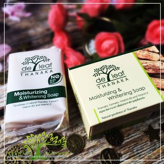 Soap De Leaf Thanaka trị mụn 100g Thái Lan