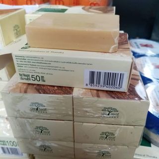 Soap De Leaf Thanaka trị mụn 100g Thái Lan