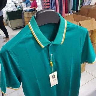 Áo thun nam cổ đức viền lai thời trang