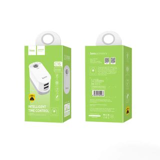 Hoco - Cóc sạc hẹn giờ 2 cổng USB US - C16