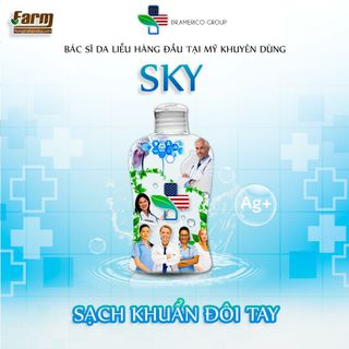 Nước rửa tay khô Nano Bạc - SKY HAND SANITIZER