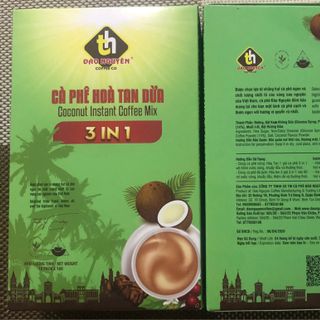 Cà phê hoà tan dừa 3 in 1 Đào Nguyên