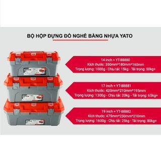 Hộp đựng đồ nghề bằng nhựa Yato YT-88882
