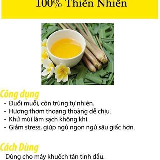 Chuyên Tinh Dầu Sả HANDMADE 100 Nguyên Chất Nhà Nấu HUẾ - KHÔNG TẠP CHẤT