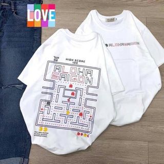 HOT TREND ÁO THUN PACMAN THỜI TRANG COUPLE SIÊU HOT KÈM HÌNH THẬT - TTB002 giá sỉ