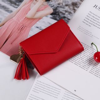 Ví Bóp Nữ Cầm Tay Tua Rua Trái Tim Siêu Đẹp VD02