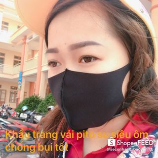 Khẩu trang vải chống bụi chống tia UV