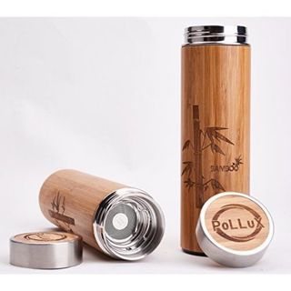bình giữ nhiệt vỏ tre vỏ trúc