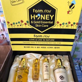 Bộ Dưỡng Da Mật Ong Và Vàng 3 Set Honey Gold giá sỉ