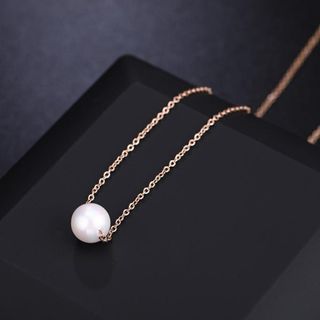 dây chuyền hạt trắng