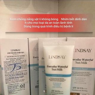 Kem chống nắng vật lý Lindsay