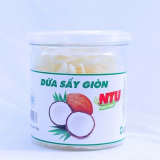 DỪA SẤY GIÒN NTU - Hộp 100g