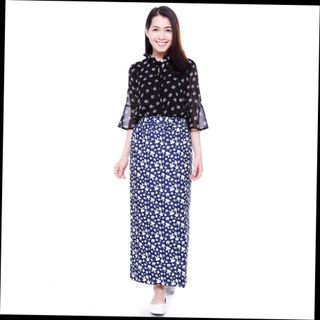 Váy chống nắng họa tiết dễ thương