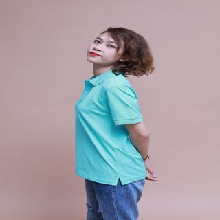 Áo thun nữ cổ trụ
