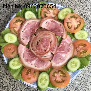 Giò heo xông khói giò heo muối