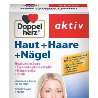 Viên Uống Đẹp Da Tóc Móng Doppelherz Aktiv Haut Haare Nagel