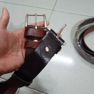Thắt lưng dây nịt da bò khóa kim chì