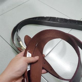 Thắt lưng dây nịt da bò khóa kim chì