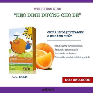Wellness Kids kẹo biếng ăn cho trẻ