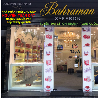 Nhụy hoa nghệ tây Bahraman Saffron Super Negin Giúp Ngủ Ngon Sâu Giấc Điều Hòa Huyết Áp 1Gr