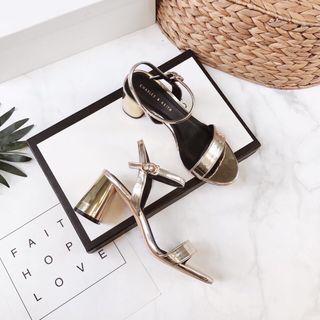 Giày ssa gót mạ