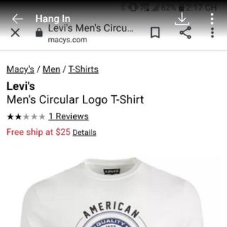 Áo thun Nam Levis