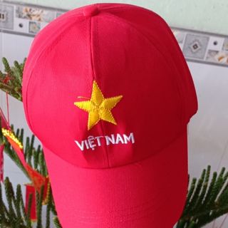 Nón thêu sao vàng chữ Việt Nam giá sỉ