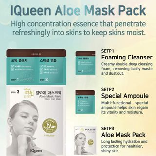 Mặt Nạ Sáng Da Thải Độc Tố IQueen 3in1 - Sản Phẩm Từ Thiên Nhiên Lành Tính Với Mọi Loại Da