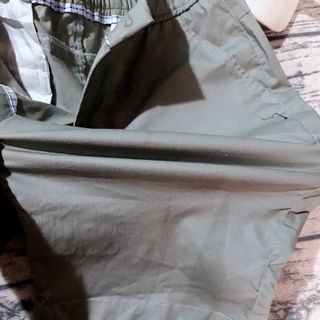 Quần short kaki nam dây kéo lưng thun