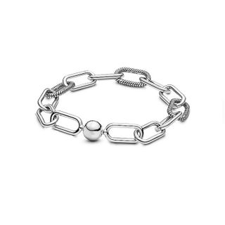 Vòng tay mắt xích mở được mix charm panMe