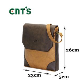 Túi Đeo Chéo Unisex CNT IPAD19 Cao Cấp Đen