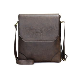 Túi Đeo Chéo Unisex CNT IPAD19 Cao Cấp Nâu
