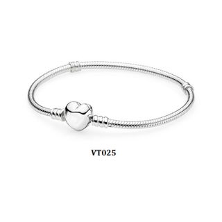 Sỉ vòng tay cơ bản mix charm chốt tim thường VT025 giá sỉ