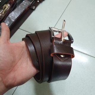 Thắt lưng dây nịt da bò khóa inox