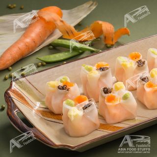 Há cảo tôm 4 màu cao cấp - 300gr/khay - Á Châu Dimsum