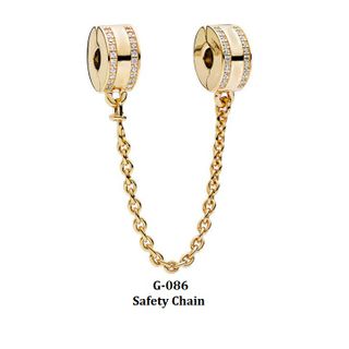 CHARM GOLD SHINE G086 SAFETY CHAIN