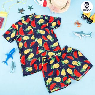 Quần áo hoa quả du lịch cho cả người lớn và trẻ em Có đủ size mọi người nhé