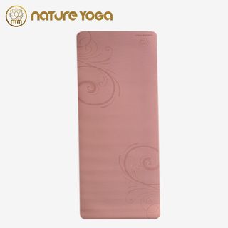 Thảm Yoga TPE Nature Yoga Hoa Văn 6mm 2 lớp