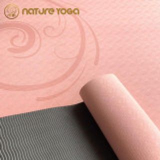 Thảm Yoga TPE Nature Yoga Hoa Văn 6mm 2 lớp