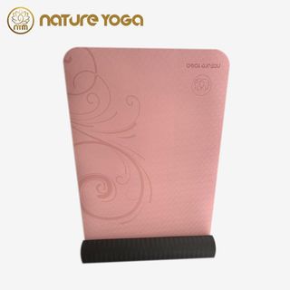 Thảm Yoga TPE Nature Yoga Hoa Văn 6mm 2 lớp
