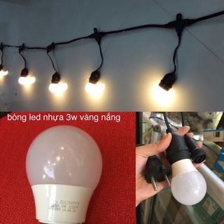 Bóng đèn bulb trang trí 3W màu trắng giá sỉ​ giá bán buôn
