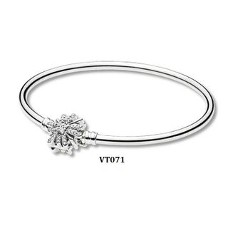 Sỉ vòng tay cơ bản mix charm VT071 CHỐT HOA TUYẾ giá sỉ