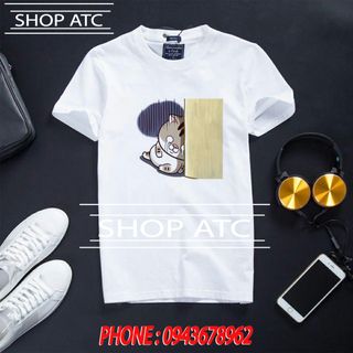 Áo thun mèo ami bụng bự