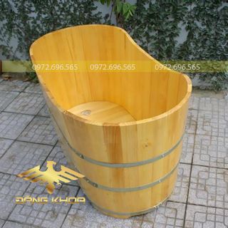 BỒN TẮM GỖ THÔNG DÀI 120CM