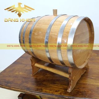 THÙNG GỖ SỒI NGÂM RƯỢU 50L